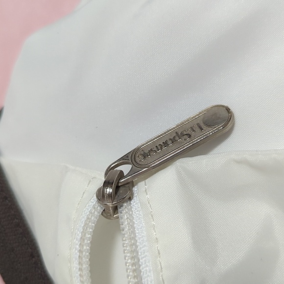 Lesportsac RARE Medium Gray 50s Style Sunglasses Crossbody Purse Messenger Bag - Picture 6 of 14